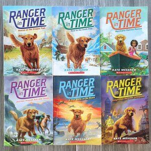 RANGER IN TIME LOT OF 6 BOOKS DOG SERIES KATE MESSNER SCHOLASTIC NO DUPLICATES